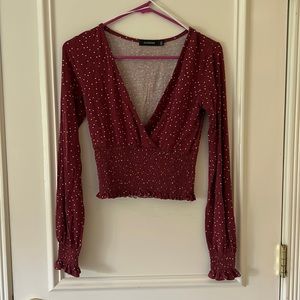 Glassons Red Printed Blouse